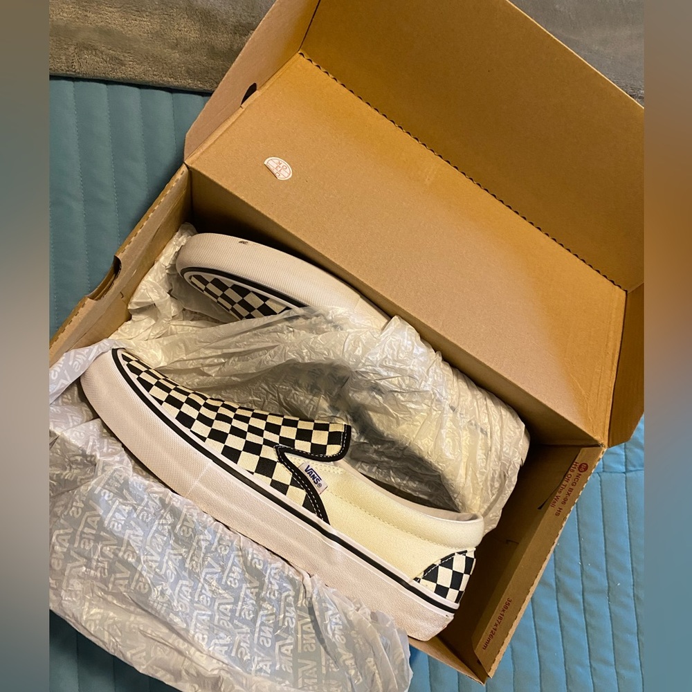 Vans - Slip On Checkerboard - Men’s 13